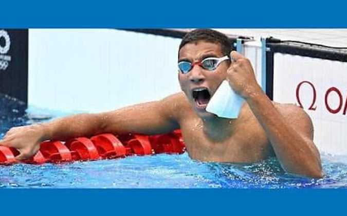 أيوب الحفناوي يتأهل الى نهائي بطولة العالم للسباحة 